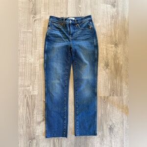 Madewell mid rise stovepipe Jeans